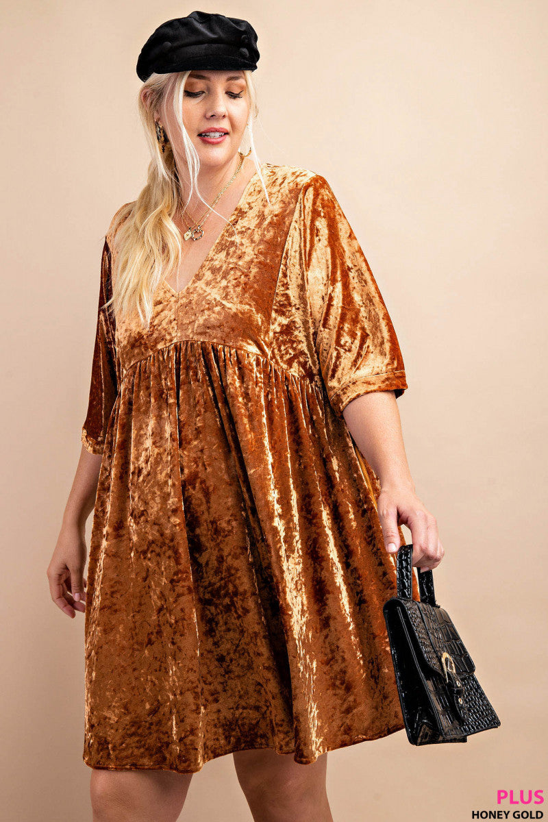 Ice Velvet Mini Dress + Curvy Queens